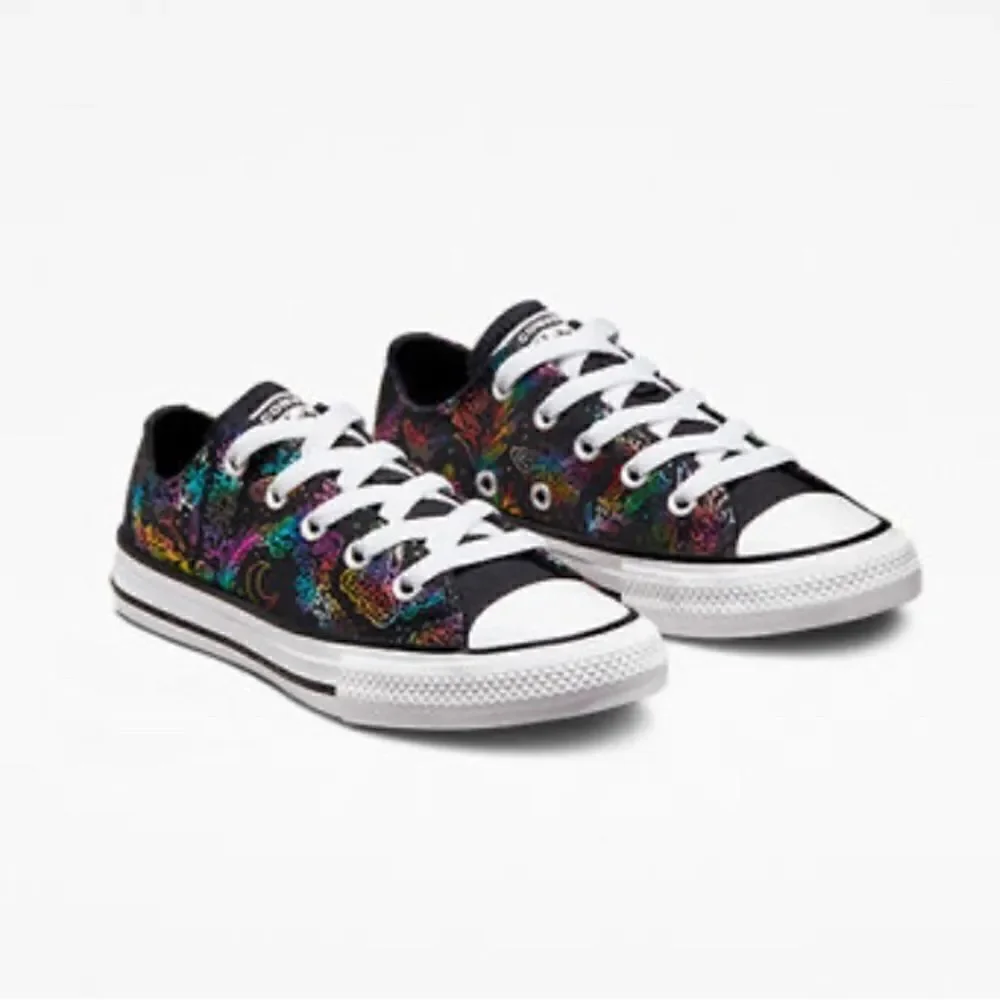 Little Girl Chuck Taylor All Star Butterfly Shine Low Top Sneaker Shoes Size 3